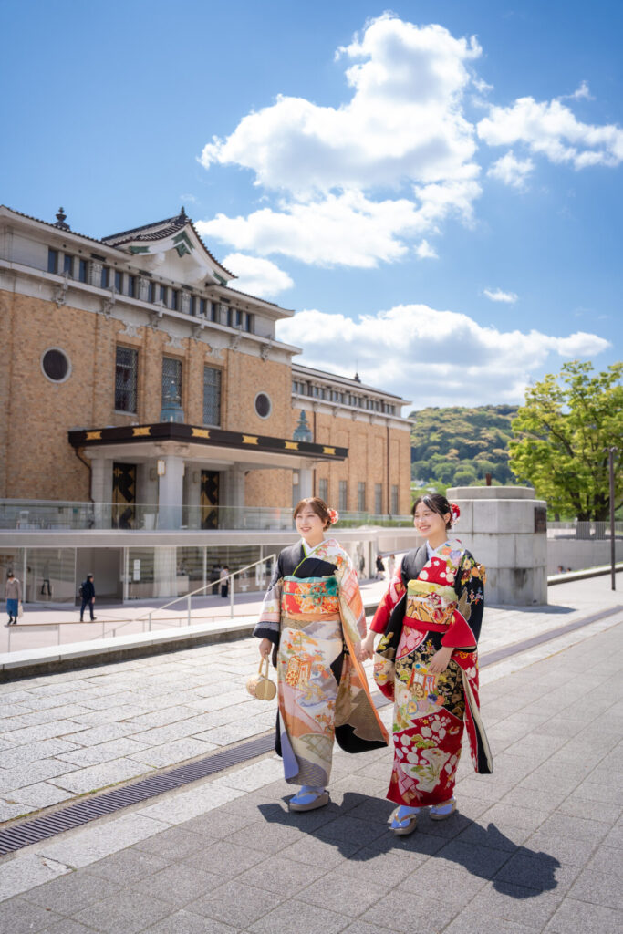 平安神宮 振袖撮影 姉妹