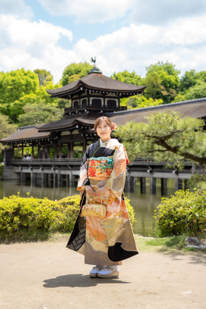 平安神宮 振袖撮影 神苑