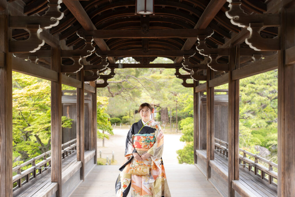 平安神宮 振袖撮影 神苑